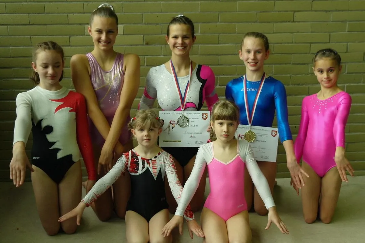 Velká cena Hradce Králové Dvě chrudimské sportovní gymnastky získaly cenné medaile.