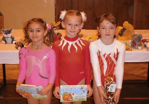 Předvánoční závod pro nejmladší sportovní gymnastky.