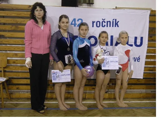 Memoriál M.Brdíčkové – Šplíchalové ve sportovní gymnastice a župní závod Lídy Pejchov Chrudimačky mají bronzový pohár.